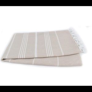 Turkish Cotton Beach Towel XL W/ pocket Quick Dry